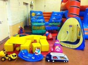 8x8 in hall with soft play